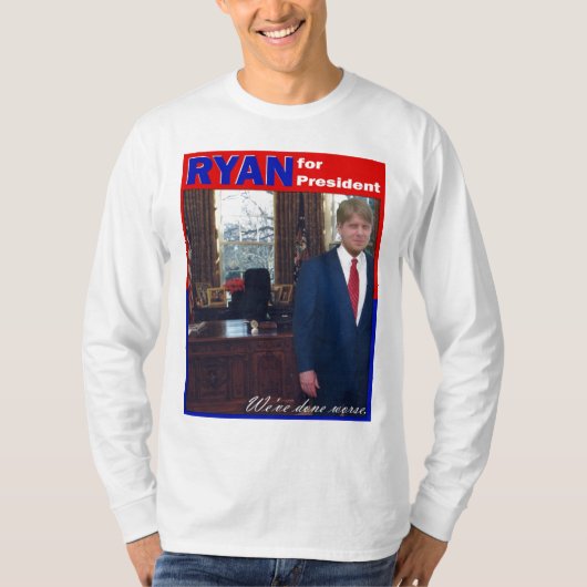 ryanforpresident2 t-shirt (Voorkant)