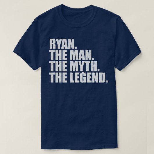 RyanRyan Naam Ryan Voornaam T-shirt (Design voorkant)