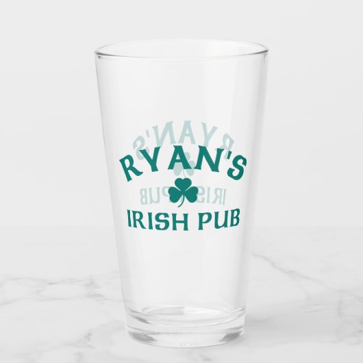 Ryan's Ierse Pub Glas (Achterkant)