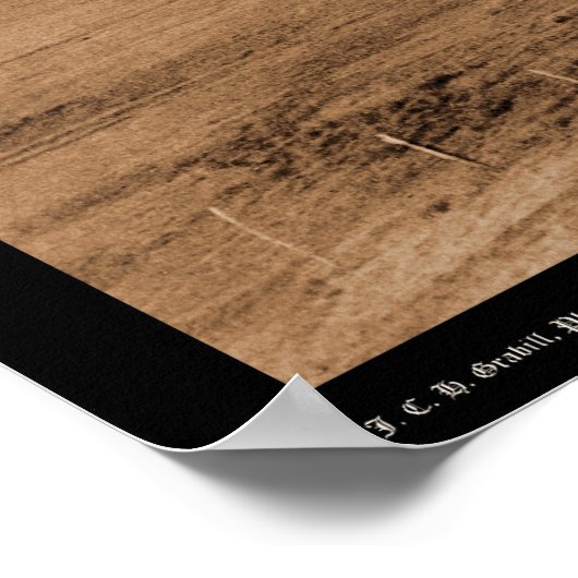 Ryan's Ranch & Distant Uitzicht Devil's Tower WY 1 Poster (Hoek)