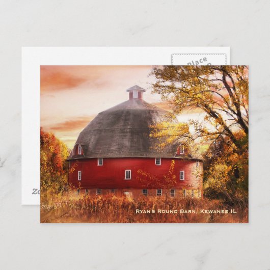 Ryan's Round Barn Briefkaart (Voorkant / Achterkant)