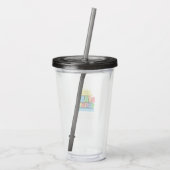 Ryans Wereld: Tumbler Acryl Drinkbeker (Achterkant)