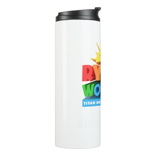 Ryans World: thermische droogtrommel Thermosbeker (Gedraaid links)