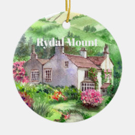Rydal Mount Garden William Wordsworth Home Keramisch Ornament