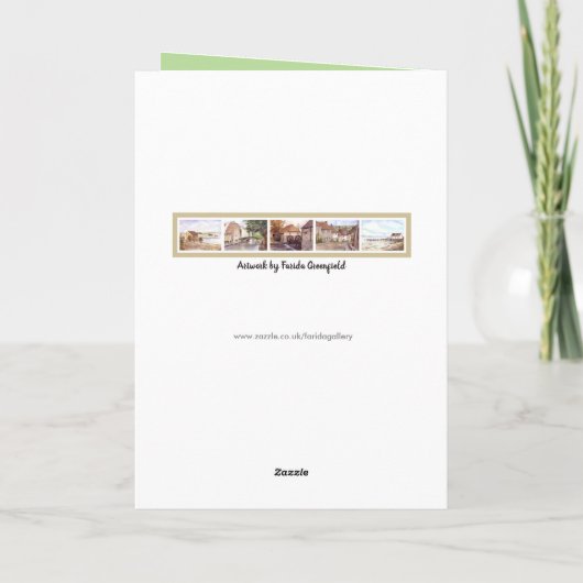 Rydal Mount, William Wordsworth Home Kaart (Achterkant)