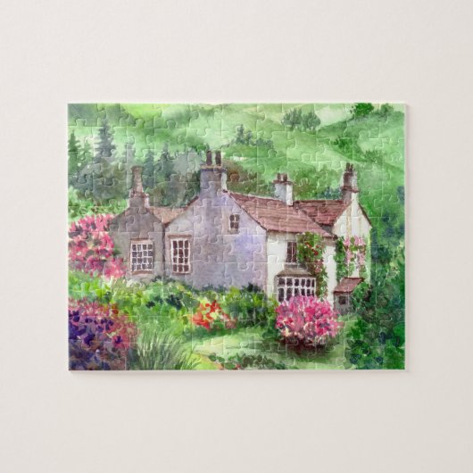 Rydal Mount, William Wordsworth Home Waterverf Legpuzzel (Horizontaal)