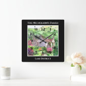 Rydal Mount, William Wordsworth's Home Black Lijst Vierkante Klok (Huis)