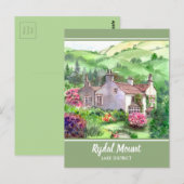Rydal Mount, William Wordsworth's Home Briefkaart (Voorkant / Achterkant)