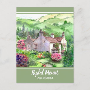 Rydal Mount, William Wordsworth's Home Briefkaart