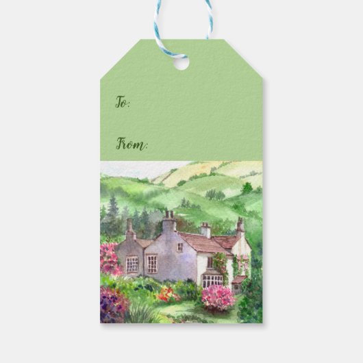 Rydal Mount, William Wordsworth's Home Cadeaulabel (Achterkant)