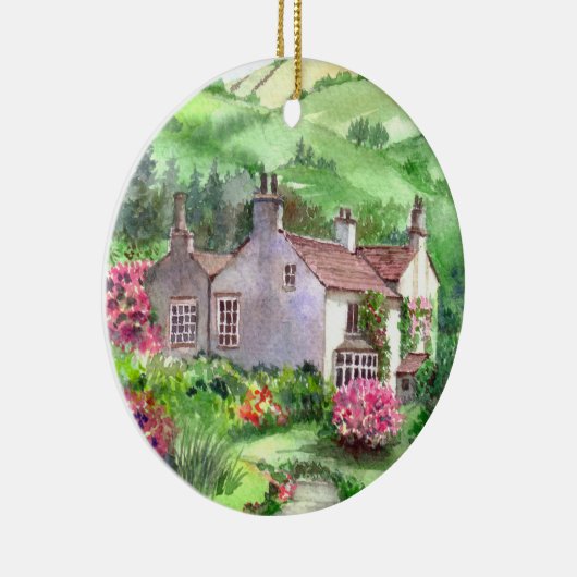 Rydal Mount, William Wordsworth's Home Keramisch Ornament (Rechts)
