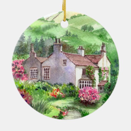Rydal Mount, William Wordsworth's Home Keramisch Ornament (Achterkant)