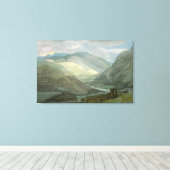 Rydal Water, 1786 (m/c) Canvas Afdruk (Insitu (Houten vloer))