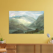 Rydal Water, 1786 (m/c) Canvas Afdruk (Insitu (Woonkamer))