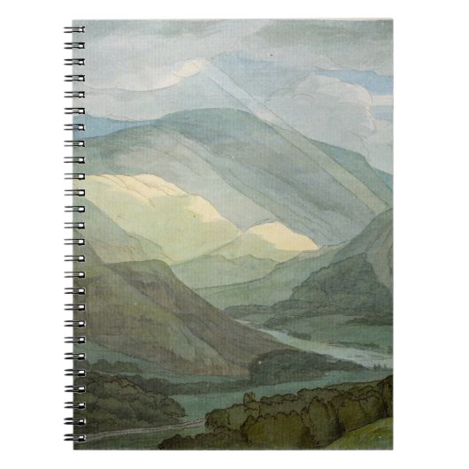 Rydal Water, 1786 (m/c) Notitieboek (Voorkant)
