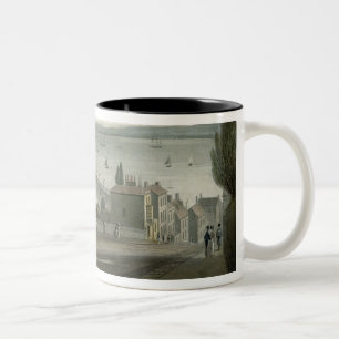 Ryde uit 'A Voyage Around Great Britain Undertak' Tweekleurige Koffiemok