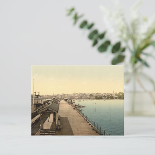 Ryde vanaf de Pier, Isle of Wight, Engeland Briefkaart (Staand voorkant)