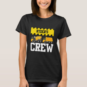 Ryder Construction Creed Custom Dumptruck Truc T-shirt