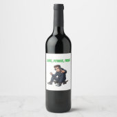 Ryder Game Power Pride Wine Label – Urban Bold Sty Wijn Etiket (Voorkant)