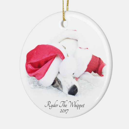 Ryder The Whippet ornament (Links)