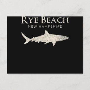 Rye Beach New Hampshire - Shark Lover Gifts Feestdagenkaart