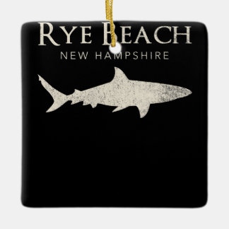 Rye Beach New Hampshire - Shark Lover Gifts Keramisch Ornament
