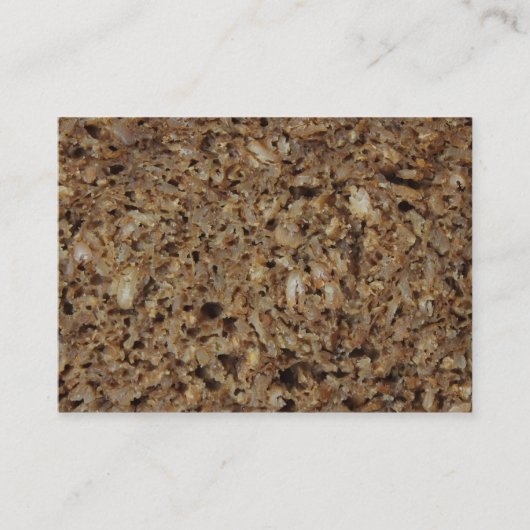 Rye Bread/Pumpernickel Visitekaartje (Voorkant)
