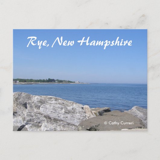 Rye, Briefkaart New Hampshire (Voorkant)