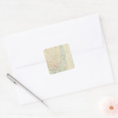 Rye, New York Vierkante Sticker (Envelop)