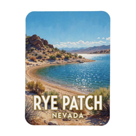 Rye Patch State Recreation Area — Nevada Magneet (Verticaal)
