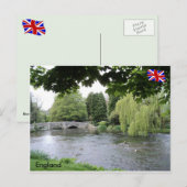 Rye, Peak District, Derbyshire, Engeland. Briefkaart (Voorkant / Achterkant)