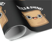 Ryes and Shine Funny Bread Pun Dark BG Cadeaupapier (Rol Hoek)