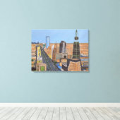 Ryjadh, Saudi-Arabië canvas Afdruk (Insitu (Houten vloer))