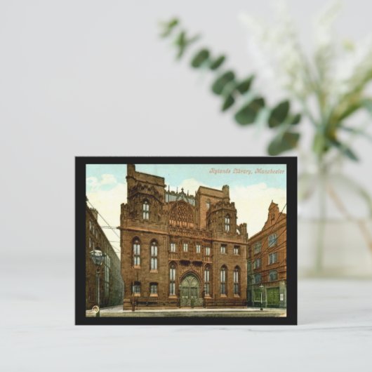 Rylands Library, Manchester Verenigd Koninkrijk 19 Briefkaart (Staand voorkant)