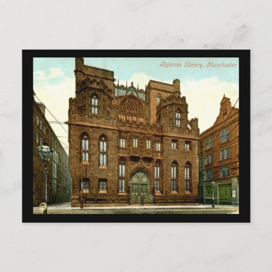 Rylands Library, Manchester Verenigd Koninkrijk 19 Briefkaart (Voorkant)