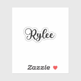 Rylee Naam - Handgeschreven kalligrafie Sticker