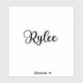 Rylee Naam - Handgeschreven kalligrafie Sticker (Vel)