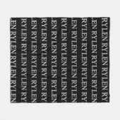 Rylen fleece deken (Voorkant (Horizontaal))