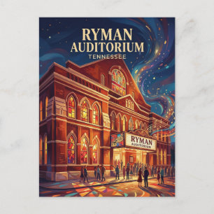 Ryman Auditorium Tennessee Briefkaart