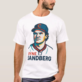 Ryne Sandberg Portret T-shirt