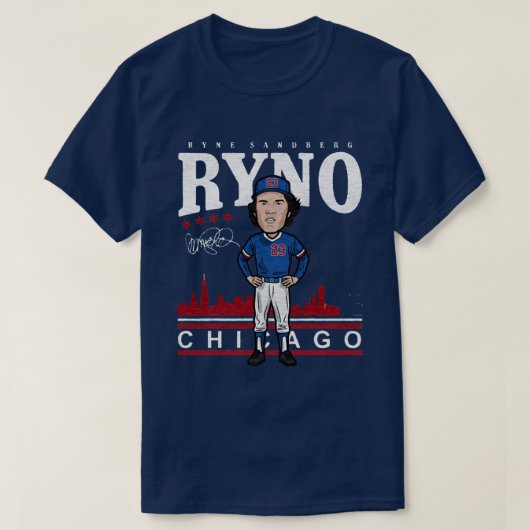 Ryne Sandberg Toon T-shirt (Design voorkant)