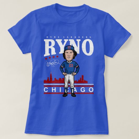 Ryne Sandberg Toon T-shirt (Design voorkant)