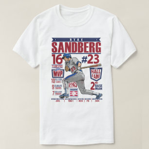 Ryno Hall of Fame honkbalstatistieken hulde T-shirt
