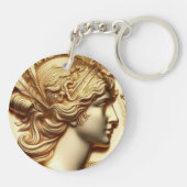 Ryo Oban en Lady Fortuna inspiratie Sleutelhanger (Achterkant)