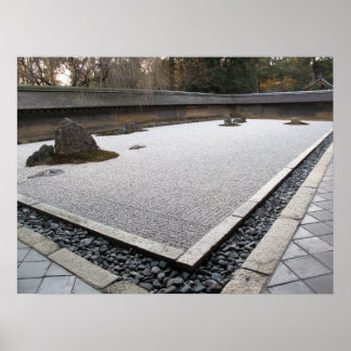 Ryoan-ji Zen Garden Poster