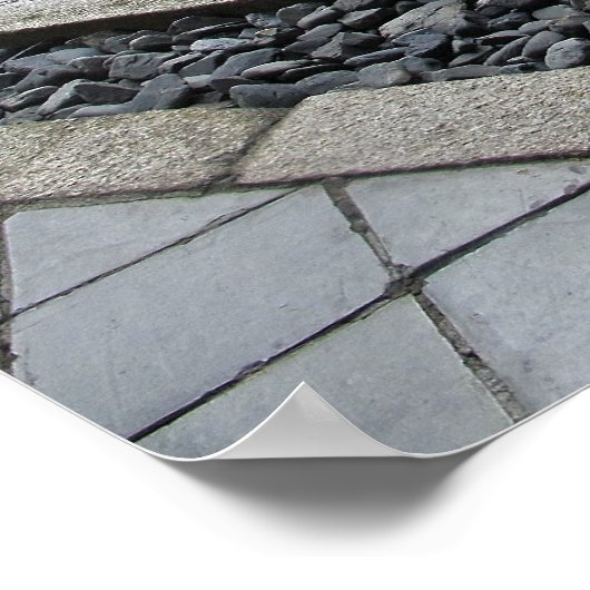 Ryoan-ji Zen Garden Poster (Hoek)