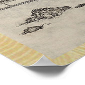 ryoanji garden , kyoto japan 1700 poster (Hoek)