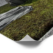 Ryogeen in Temple Garden - Kyoto Japan Poster (Hoek)