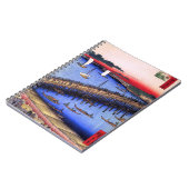 Ryōgoku Bridge en de Grote Riverbank (両 国 大 川 た 橋) Notitieboek (Linkerzijde)