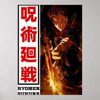 RYOMEN SUKUNA POST IV POSTER